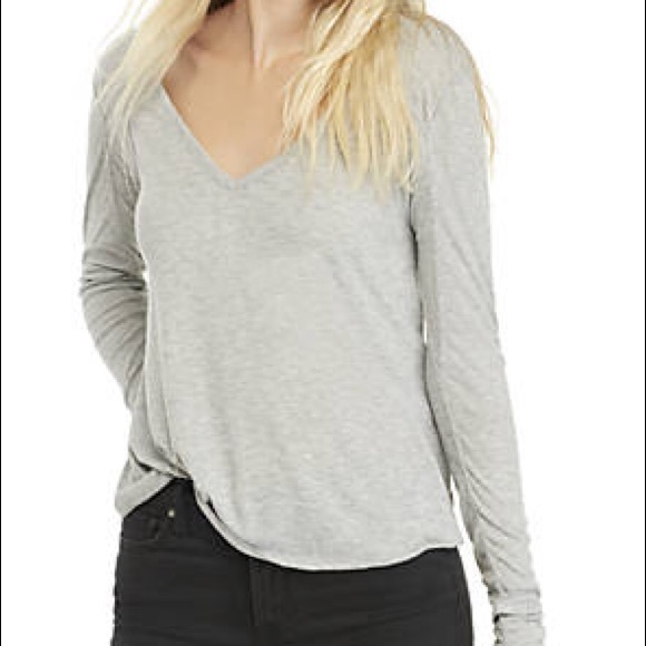 Free People Tops - ❌SOLD❌NWT Free People Rock the Boat Gray Tee